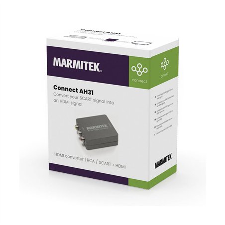 Marmitek HDMI Teleconvertitore RCA SCART Connect AH31