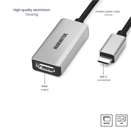 Marmitek Connect USB-C to HDMI adatt.