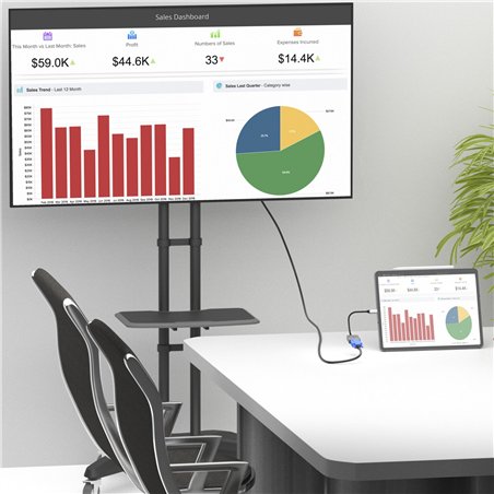 Marmitek Connect USB-C to VGA adatt.