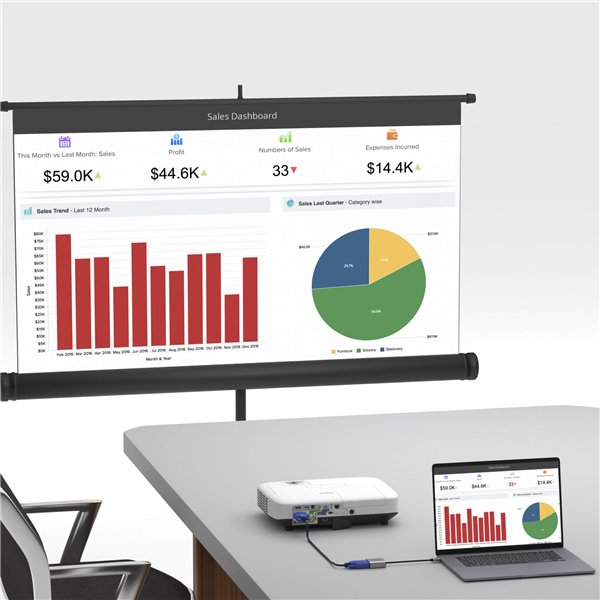 Marmitek Connect USB-C to VGA adatt.