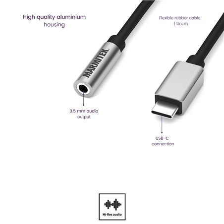 Marmitek Connect USB-C to Audio adatt. 35mm