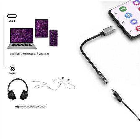 Marmitek Connect USB-C to Audio adatt. 35mm