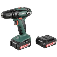 Metabo BS 14,4V + 2x batt. + valigia trapano avvitat. a batt.