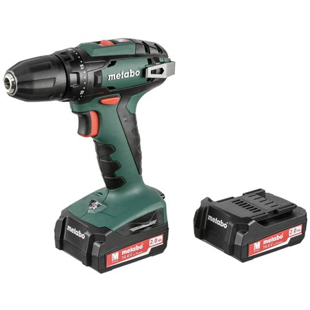Metabo BS 14,4V + 2x batt. + valigia trapano avvitat. a batt.
