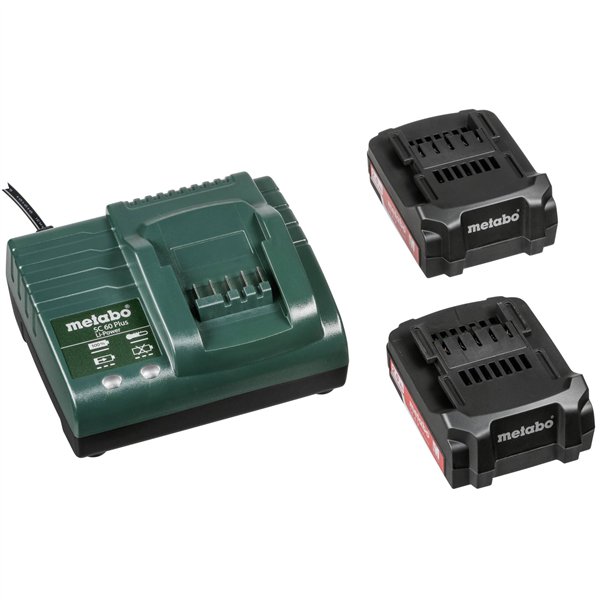 Metabo BS 14,4V + 2x batt. + valigia trapano avvitat. a batt.