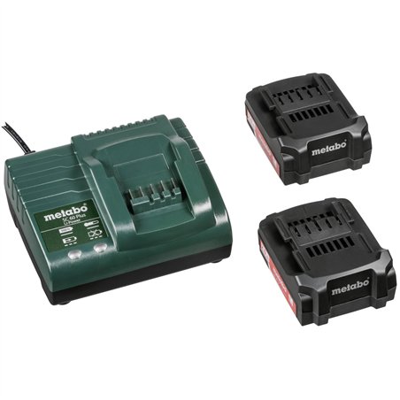 Metabo BS 14,4V + 2x batt. + valigia trapano avvitat. a batt.