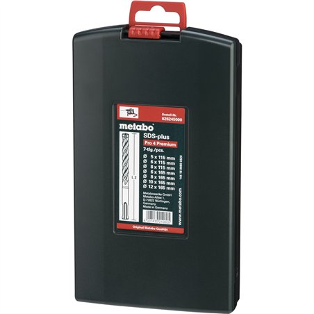 Metabo SDS-plus P4P (4C) serie di punte 7 pz.