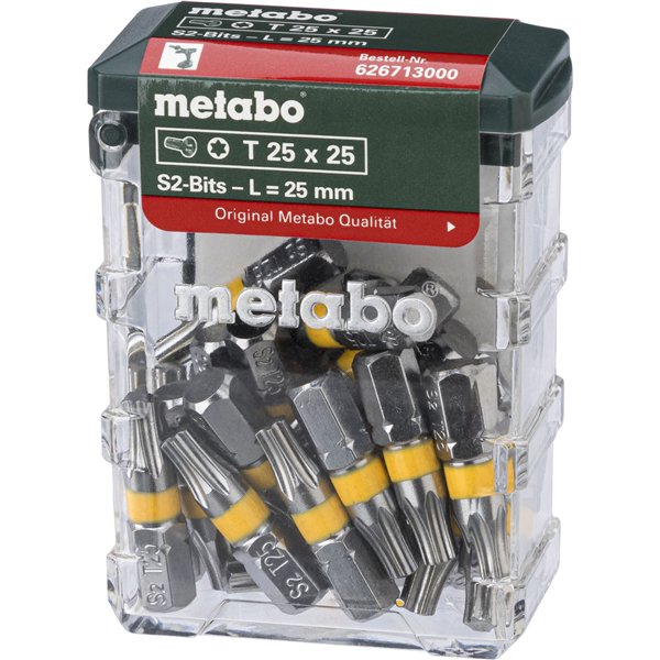 Metabo box inserti T25, SP, 25pz