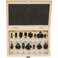 Metabo assortimento frese 6 mm, 15 pz.