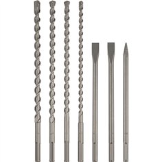 Metabo SDS-max set punte/scalp. SP 7 pz.