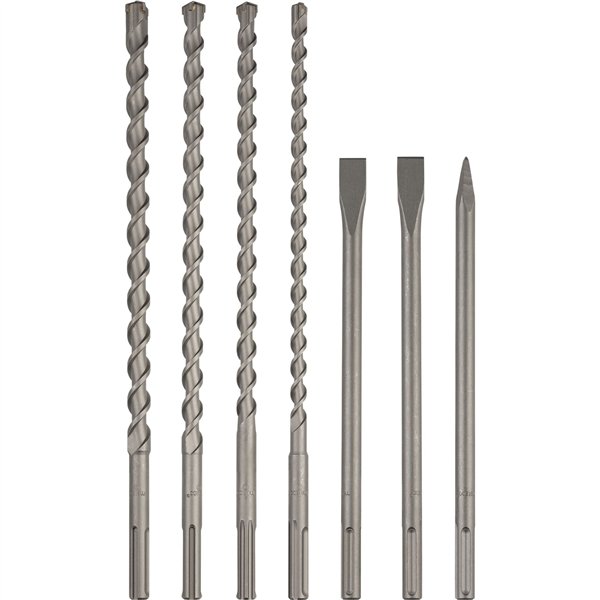 Metabo SDS-max set punte/scalp. SP 7 pz.