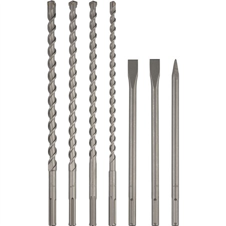 Metabo SDS-max set punte/scalp. SP 7 pz.