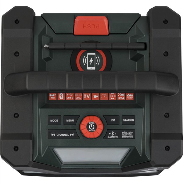 Metabo RC 12-18 32W BT DAB+ radio da cantiere a batt.