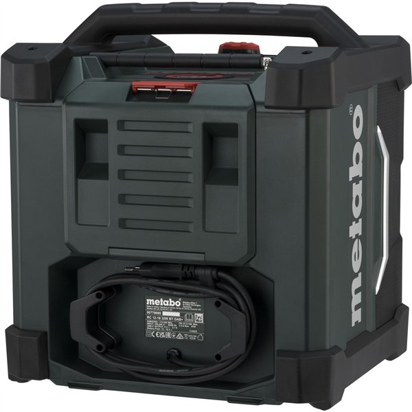 Metabo RC 12-18 32W BT DAB+ radio da cantiere a batt.