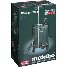 Metabo RSG 18 LTX 15 irroratore a zaino a batt.