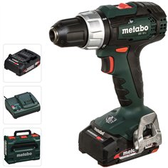 Metabo BS 18 L 2x 2Ah metaBOX trapano avvitatore a batteria