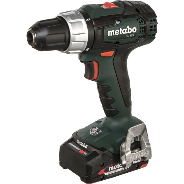 Metabo BS 18 L 2x 2Ah metaBOX trapano avvitatore a batteria