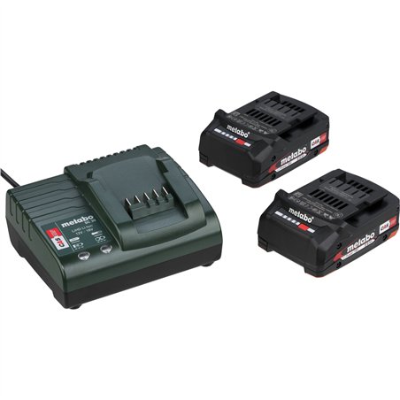 Metabo BS 18 L 2x 2Ah metaBOX trapano avvitatore a batteria