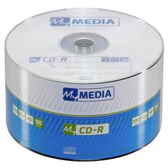 1x50 MyMedia CD-R 80 / 700MB 52x Speed Wrap