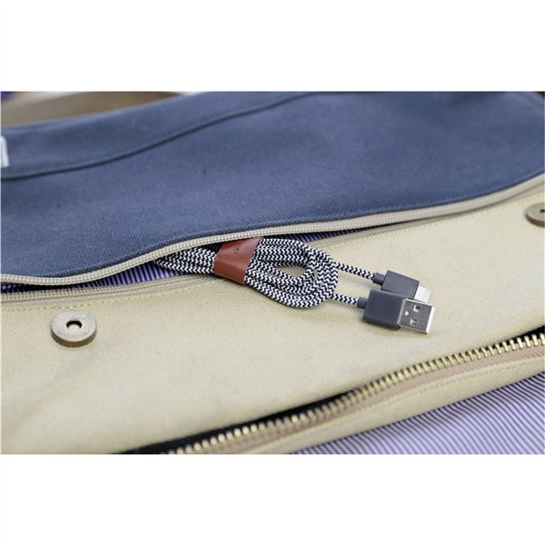 Native Union Belt cavo USB-A a Lightning 1,2m Zebra