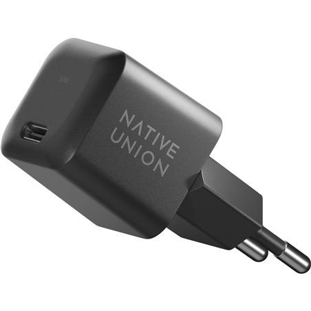 Native Union 30W USB-C Fast GaN PD caricabatt. da parete nero