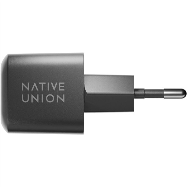 Native Union 30W USB-C Fast GaN PD caricabatt. da parete nero