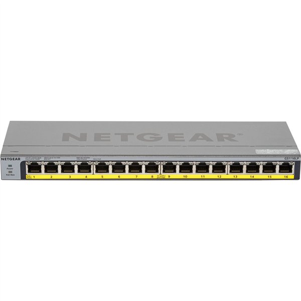 Netgear GS116LP-100EUS 16-Port PoE + unmanaged Switch 76W