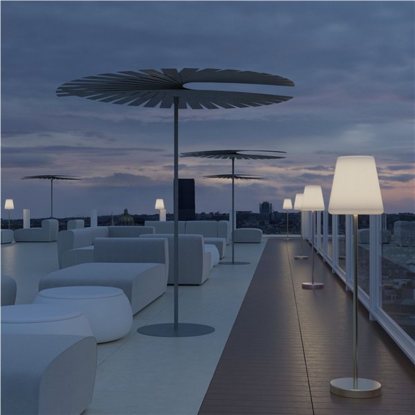 New Garden Lola Slim 120 LED lampada da terra antracite