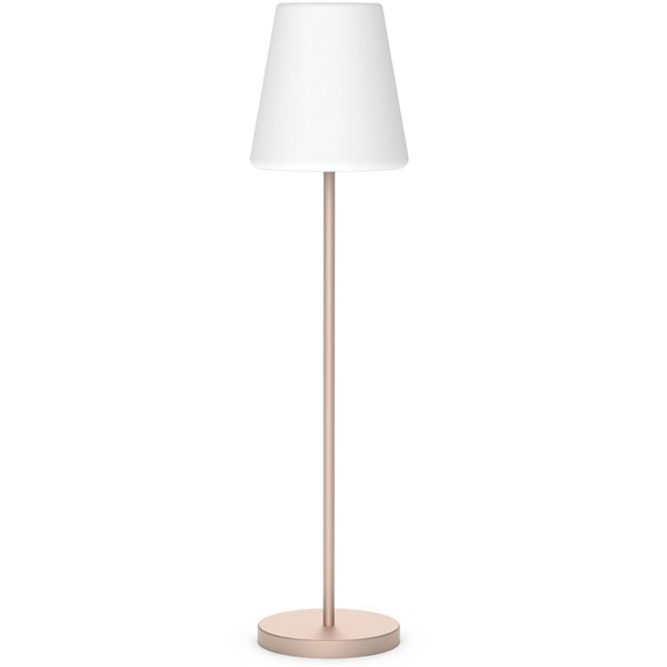 New Garden Lola Slim 180 LED lampada da terra oro rosa