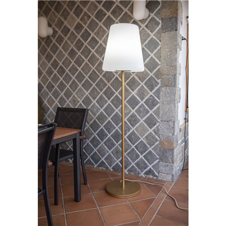 New Garden Lola Slim 180 LED lampada da terra Brass