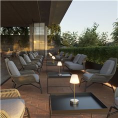 New Garden Lola Slim 30 lampada da tavolo batt.antracite 2