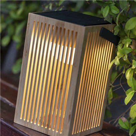 New Garden Okinawa Solar lampada esterni ricaric. marrone