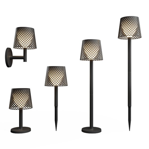 New Garden GRETA SOLAR+BATTERY nero