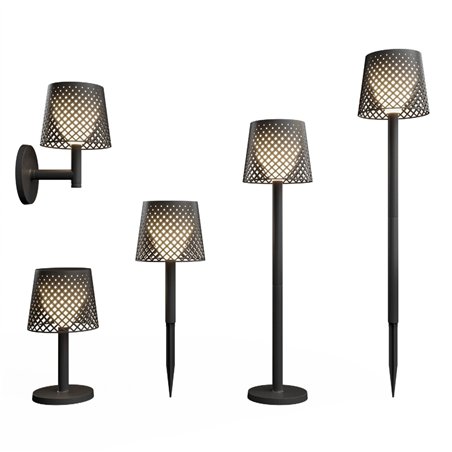 New Garden GRETA SOLAR+BATTERY nero