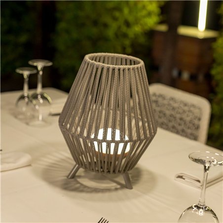 New Garden  Conta 30 batteria ricaricabile grigio taupe