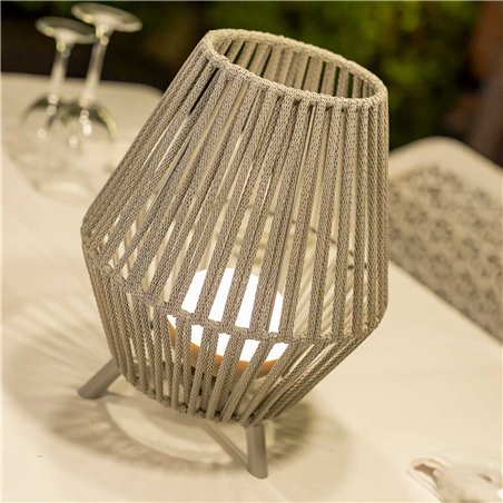 New Garden  Conta 30 batteria ricaricabile grigio taupe