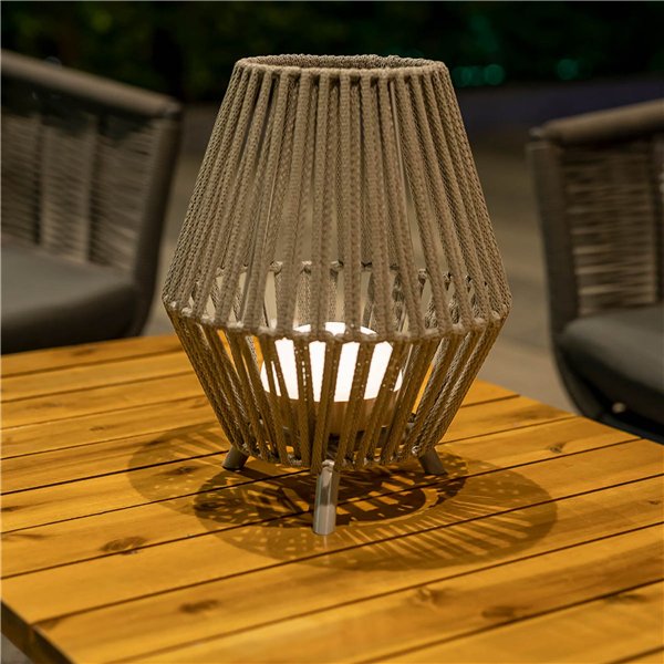 New Garden  Conta 30 batteria ricaricabile grigio taupe