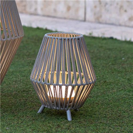 New Garden  Conta 30 batteria ricaricabile grigio taupe