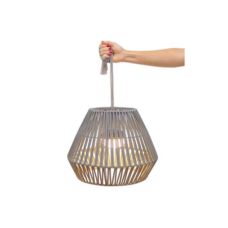 New Garden  Conta batteria ricaricabile sospens. grigio t.