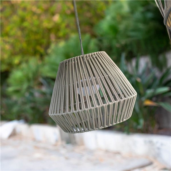 New Garden  Conta batteria ricaricabile sospens. grigio t.