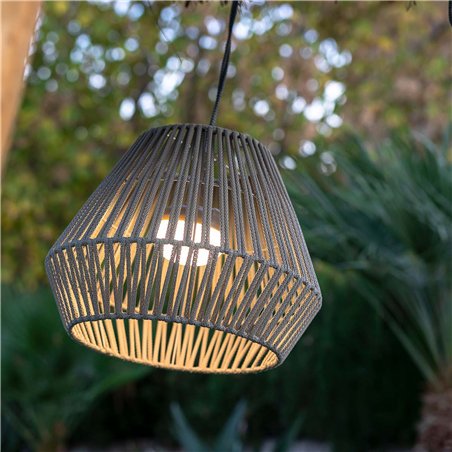 New Garden  Conta batteria ricaricabile sospens. grigio t.