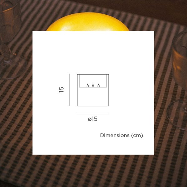 New Garden DOLO CANDLE 3 WICKS