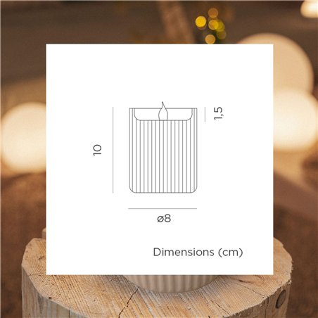 New Garden DOLO CANDLE Ceramic