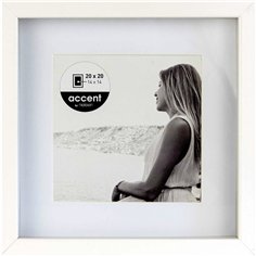 Nielsen Aura bianco 20x20 legno incl. Passepartout 1115001