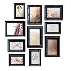 Nielsen 10er Ornament kit nero plastica 8999325