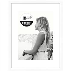 Nielsen Aura bianco 18x24 legno incl. Passepartout 1134001