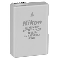 Nikon EN-EL14a batteria al Lithium-Ionen-