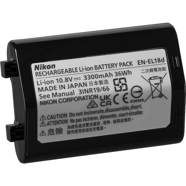 Nikon EN-EL18d batteria ioni litio