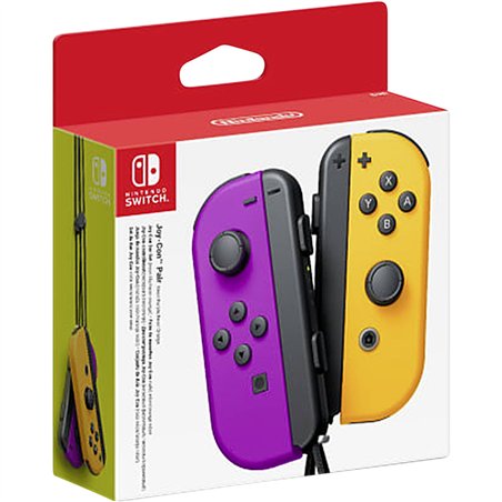 Nintendo Joy-Con 2er kit Neon Lila / Neon arancio