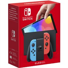 Nintendo Switch (OLED-Modello) Neon-rosso/Neon-blu